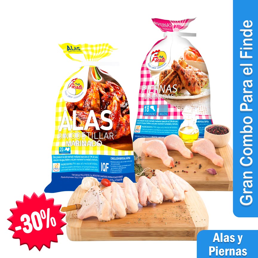 Combo para finde (Piernas y alas)-