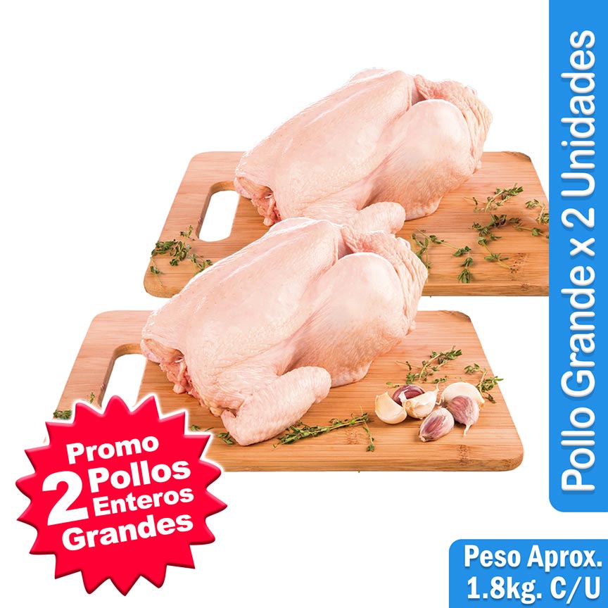Combo 2 Pollos Enteros
